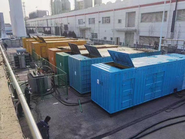 江北柴油发电机出租案例展示